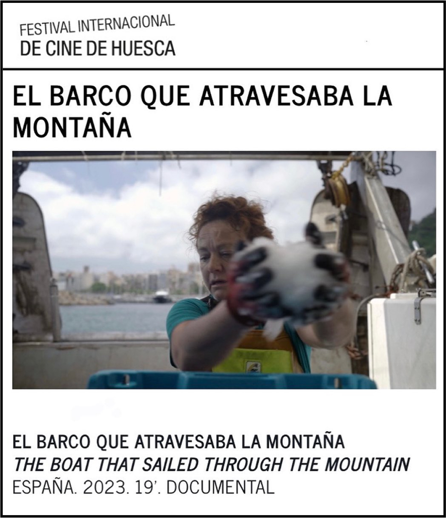 Sebastian Paramio - “El barco que atravesaba la montaña” proyectada en el Festival internacional de Cine de Huesca.